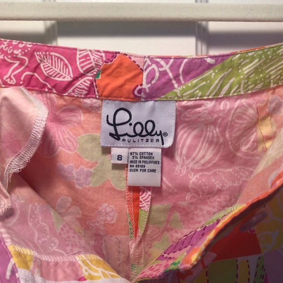 Lilly Pulitzer Patchwork Pants Size 8 - Picture 3 of 7